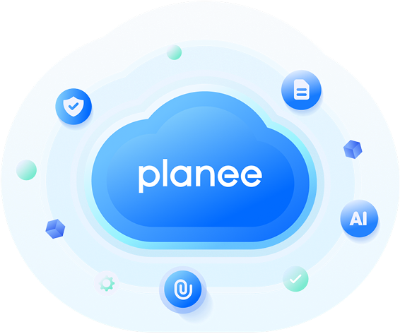 planee라고 적혀있는 클라우드 이미지